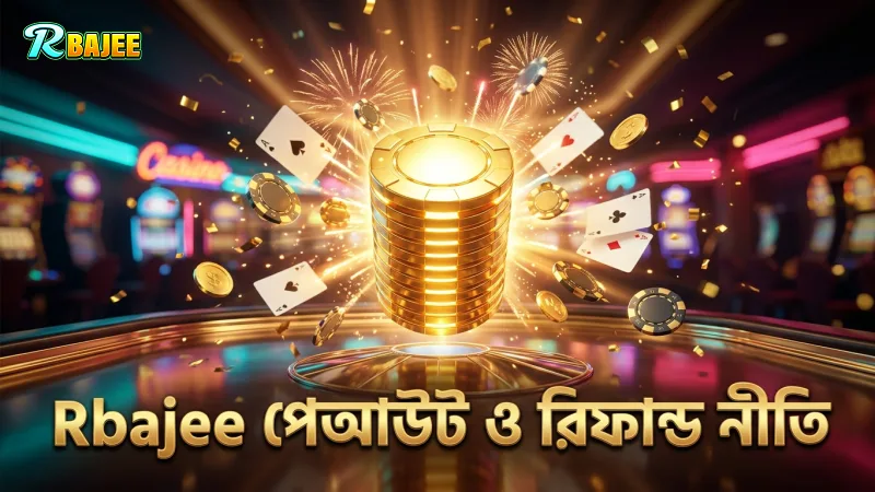 Rbajee প্ল্যাটফর্মে পেআউট ও রিফান্ড প্রক্রিয়ার স্পষ্ট নির্দেশনা।